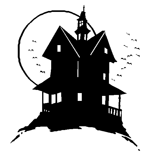 spooky house clipart free - photo #32